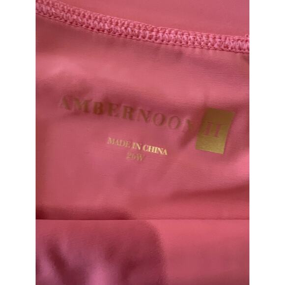 Ambernoon II By Dr. Erum Ilyas UPF 50 Wrap Swim Skirt CORAL NWT SIZE 26W - Picture 7 of 8